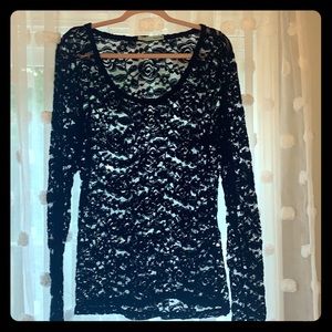 Sexy lace stretch top